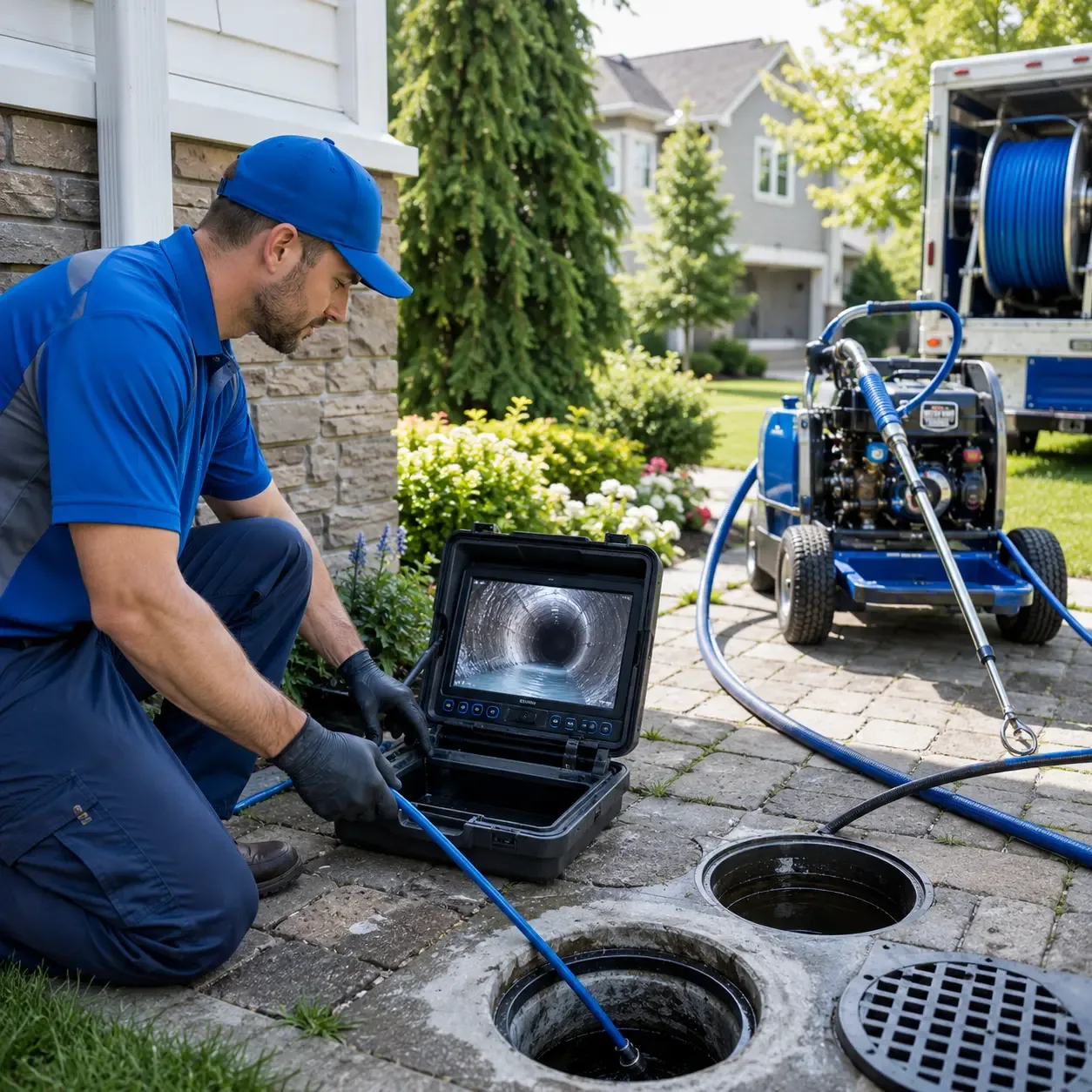 Outdoor drain cleaning professionals serving Presho, SD